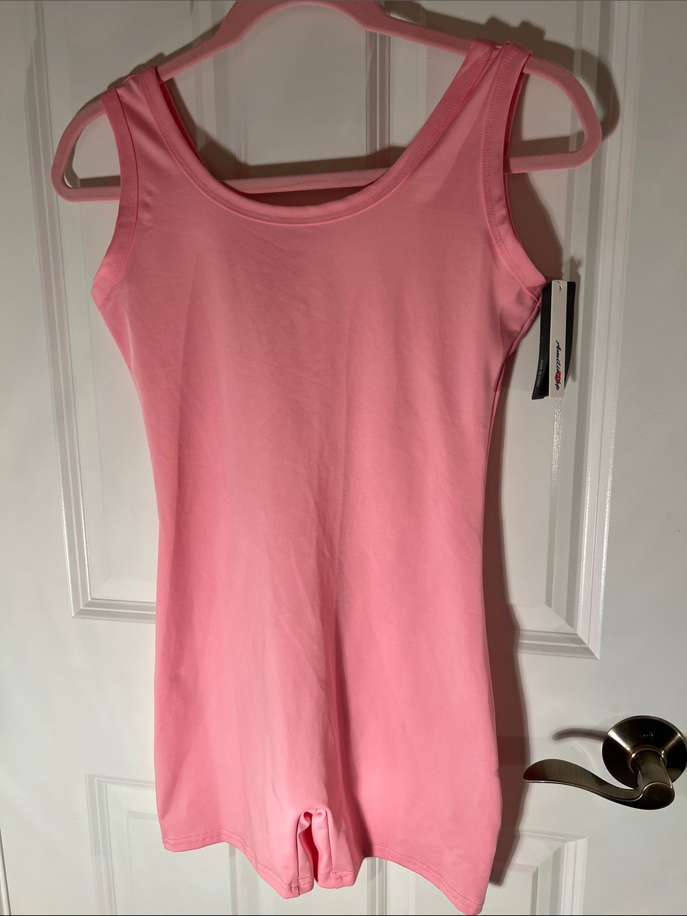 Women’s Pink Tank Romper Sleeveless Jumpsuit